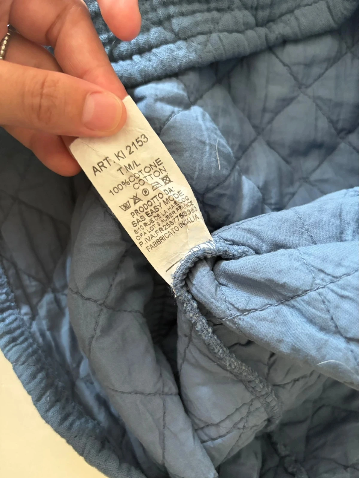 💙 Falda acolchada azul petróleo Michael John Paris – Nueva con etiqueta – Talla M/L – photo 6